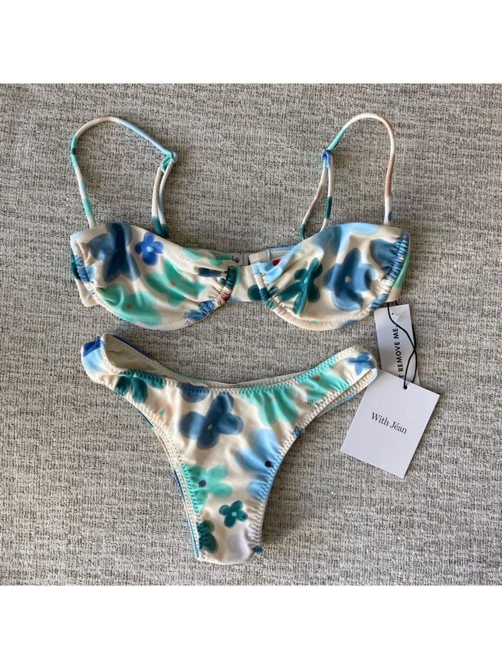 With Jean Bikini